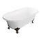 Aqua Eden Clawfoot Bathtubs, 60 L, 30.5 W, White/Oil Rubbed Bronze, Cast Iron VCTND603017NB5 - alternate 1